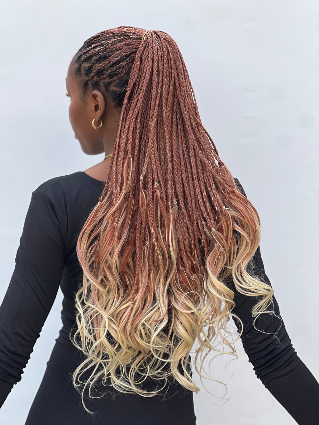 RUBY PONY BRAIDING HAIR (FRENCH CURLS)|VALUE PACK OF 5 BUNDLES|24 Inches